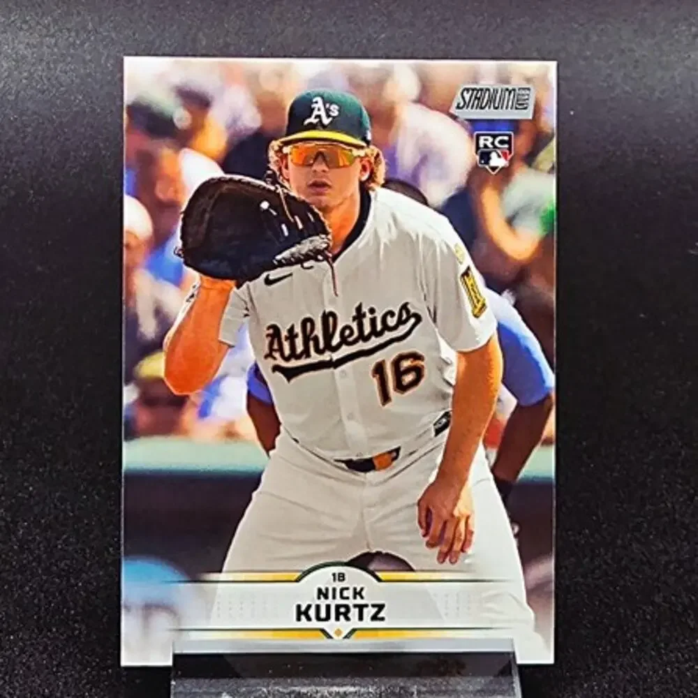Nick Kurtz Select Premier Level Stadium Club RC Athletics Top Prospect Rookie